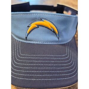 Reebok NFL Los Angeles Chargers Visor Hat Powder Blue Navy Adjustable Sideline